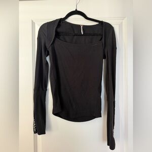 Free People Thermal with Studded Sleeves